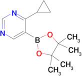 4-Cyclopropyl-5-(4,4,5,5-tetramethyl-1,3,2-dioxaborolan-2-yl)pyrimidine