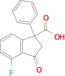 4-Fluoro-3-oxo-1-phenyl-2,3-dihydro-1H-indene-1-carboxylic acid