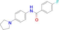 4-Fluoro-N-(4-(pyrrolidin-1-yl)phenyl)benzamide