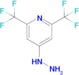 4-Hydrazinyl-2,6-bis(trifluoromethyl)pyridine