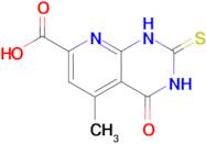 5-methyl-4-oxo-2-sulfanylidene-1H,2H,3H,4H-pyrido[2,3-d]pyrimidine-7-carboxylic acid