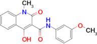 4-Hydroxy-N-(3-methoxyphenyl)-1-methyl-2-oxo-1,2-dihydroquinoline-3-carboxamide