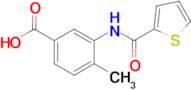 4-Methyl-3-(thiophene-2-carboxamido)benzoic acid