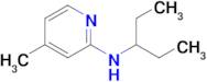 4-Methyl-N-(pentan-3-yl)pyridin-2-amine