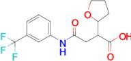 4-Oxo-2-(tetrahydrofuran-2-yl)-4-((3-(trifluoromethyl)phenyl)amino)butanoic acid