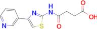 4-Oxo-4-((4-(pyridin-3-yl)thiazol-2-yl)amino)butanoic acid