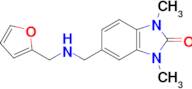 5-(((Furan-2-ylmethyl)amino)methyl)-1,3-dimethyl-1,3-dihydro-2H-benzo[d]imidazol-2-one