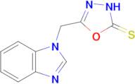 5-[(1H-1,3-benzodiazol-1-yl)methyl]-2,3-dihydro-1,3,4-oxadiazole-2-thione