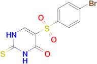 5-(4-bromobenzenesulfonyl)-2-sulfanylidene-1,2,3,4-tetrahydropyrimidin-4-one