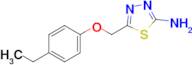 5-((4-Ethylphenoxy)methyl)-1,3,4-thiadiazol-2-amine