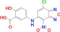 5-((7-Chloro-4-nitrobenzo[c][1,2,5]oxadiazol-5-yl)amino)-2-hydroxybenzoic acid