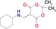 5-((Cyclohexylamino)methylene)-2,2-dimethyl-1,3-dioxane-4,6-dione