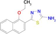 5-(1-Ethoxynaphthalen-2-yl)-1,3,4-thiadiazol-2-amine