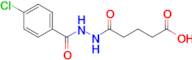 5-(2-(4-Chlorobenzoyl)hydrazinyl)-5-oxopentanoic acid