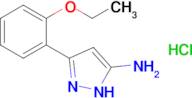 3-(2-ethoxyphenyl)-1H-pyrazol-5-amine hydrochloride