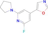 5-(2-Fluoro-6-(pyrrolidin-1-yl)pyridin-4-yl)oxazole