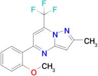 5-(2-Methoxyphenyl)-2-methyl-7-(trifluoromethyl)pyrazolo[1,5-a]pyrimidine