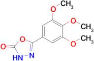5-(3,4,5-trimethoxyphenyl)-2,3-dihydro-1,3,4-oxadiazol-2-one