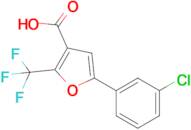 5-(3-Chlorophenyl)-2-(trifluoromethyl)furan-3-carboxylic acid