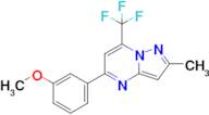 5-(3-Methoxyphenyl)-2-methyl-7-(trifluoromethyl)pyrazolo[1,5-a]pyrimidine