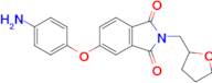 5-(4-Aminophenoxy)-2-((tetrahydrofuran-2-yl)methyl)isoindoline-1,3-dione