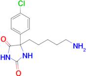 5-(5-Aminopentyl)-5-(4-chlorophenyl)imidazolidine-2,4-dione