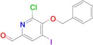 5-(Benzyloxy)-6-chloro-4-iodopicolinaldehyde