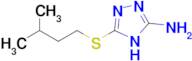 5-[(3-methylbutyl)sulfanyl]-4H-1,2,4-triazol-3-amine