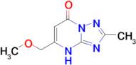 5-(methoxymethyl)-2-methyl-4H,7H-[1,2,4]triazolo[1,5-a]pyrimidin-7-one