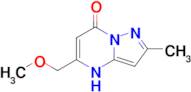 5-(methoxymethyl)-2-methyl-4H,7H-pyrazolo[1,5-a]pyrimidin-7-one