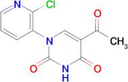 5-Acetyl-1-(2-chloropyridin-3-yl)pyrimidine-2,4(1H,3H)-dione