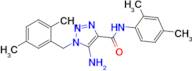 5-Amino-1-(2,5-dimethylbenzyl)-N-(2,4-dimethylphenyl)-1H-1,2,3-triazole-4-carboxamide