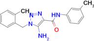 5-Amino-1-(2-methylbenzyl)-N-(m-tolyl)-1H-1,2,3-triazole-4-carboxamide