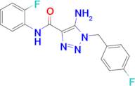 5-Amino-1-(4-fluorobenzyl)-N-(2-fluorophenyl)-1H-1,2,3-triazole-4-carboxamide