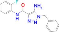 5-Amino-1-benzyl-N-(2-fluorophenyl)-1H-1,2,3-triazole-4-carboxamide