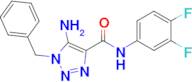 5-Amino-1-benzyl-N-(3,4-difluorophenyl)-1H-1,2,3-triazole-4-carboxamide