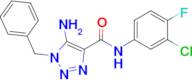 5-Amino-1-benzyl-N-(3-chloro-4-fluorophenyl)-1H-1,2,3-triazole-4-carboxamide