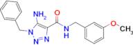 5-Amino-1-benzyl-N-(3-methoxybenzyl)-1H-1,2,3-triazole-4-carboxamide