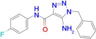 5-Amino-1-benzyl-N-(4-fluorophenyl)-1H-1,2,3-triazole-4-carboxamide