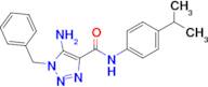 5-Amino-1-benzyl-N-(4-isopropylphenyl)-1H-1,2,3-triazole-4-carboxamide