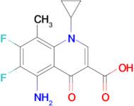 5-Amino-1-cyclopropyl-6,7-difluoro-8-methyl-4-oxo-1,4-dihydroquinoline-3-carboxylic acid