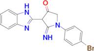 4-(1H-1,3-benzodiazol-2-yl)-1-(4-bromophenyl)-5-iminopyrrolidin-3-one