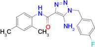 5-Amino-N-(2,4-dimethylphenyl)-1-(4-fluorobenzyl)-1H-1,2,3-triazole-4-carboxamide