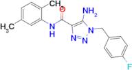 5-Amino-N-(2,5-dimethylphenyl)-1-(4-fluorobenzyl)-1H-1,2,3-triazole-4-carboxamide