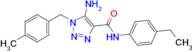 5-Amino-N-(4-ethylphenyl)-1-(4-methylbenzyl)-1H-1,2,3-triazole-4-carboxamide