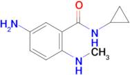 5-Amino-N-cyclopropyl-2-(methylamino)benzamide