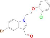 5-Bromo-1-(2-(2-chlorophenoxy)ethyl)-1H-indole-3-carbaldehyde