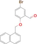 5-Bromo-2-(naphthalen-1-ylmethoxy)benzaldehyde