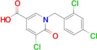 5-Chloro-1-(2,4-dichlorobenzyl)-6-oxo-1,6-dihydropyridine-3-carboxylic acid