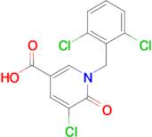 5-Chloro-1-(2,6-dichlorobenzyl)-6-oxo-1,6-dihydropyridine-3-carboxylic acid